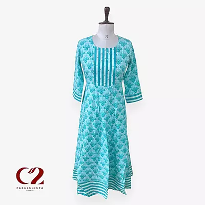 Cotton Mixed Rayon Kurti