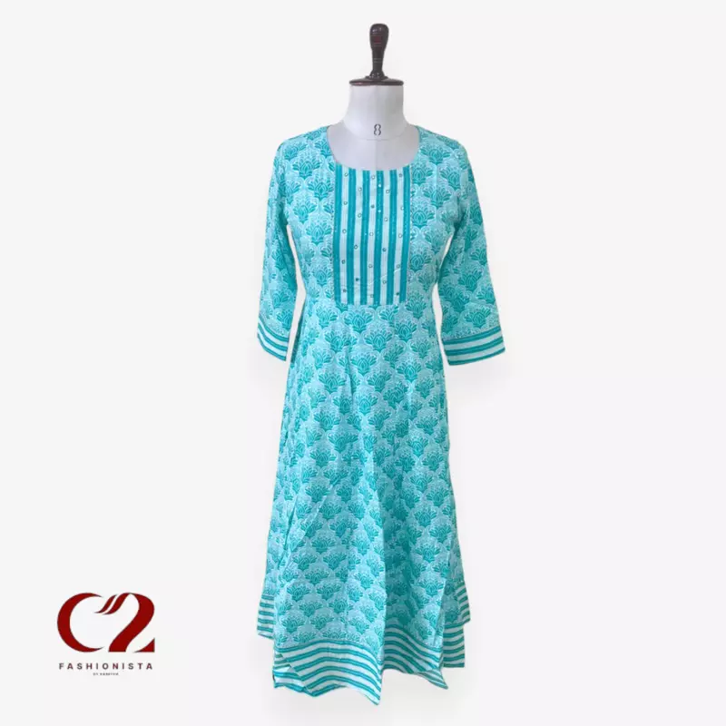 Cotton Mixed Rayon Kurti Cotton Mixed Rayon Kurti
