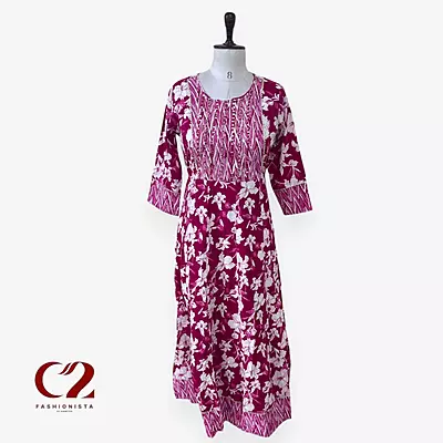 Cotton Mixed Rayon Kurti