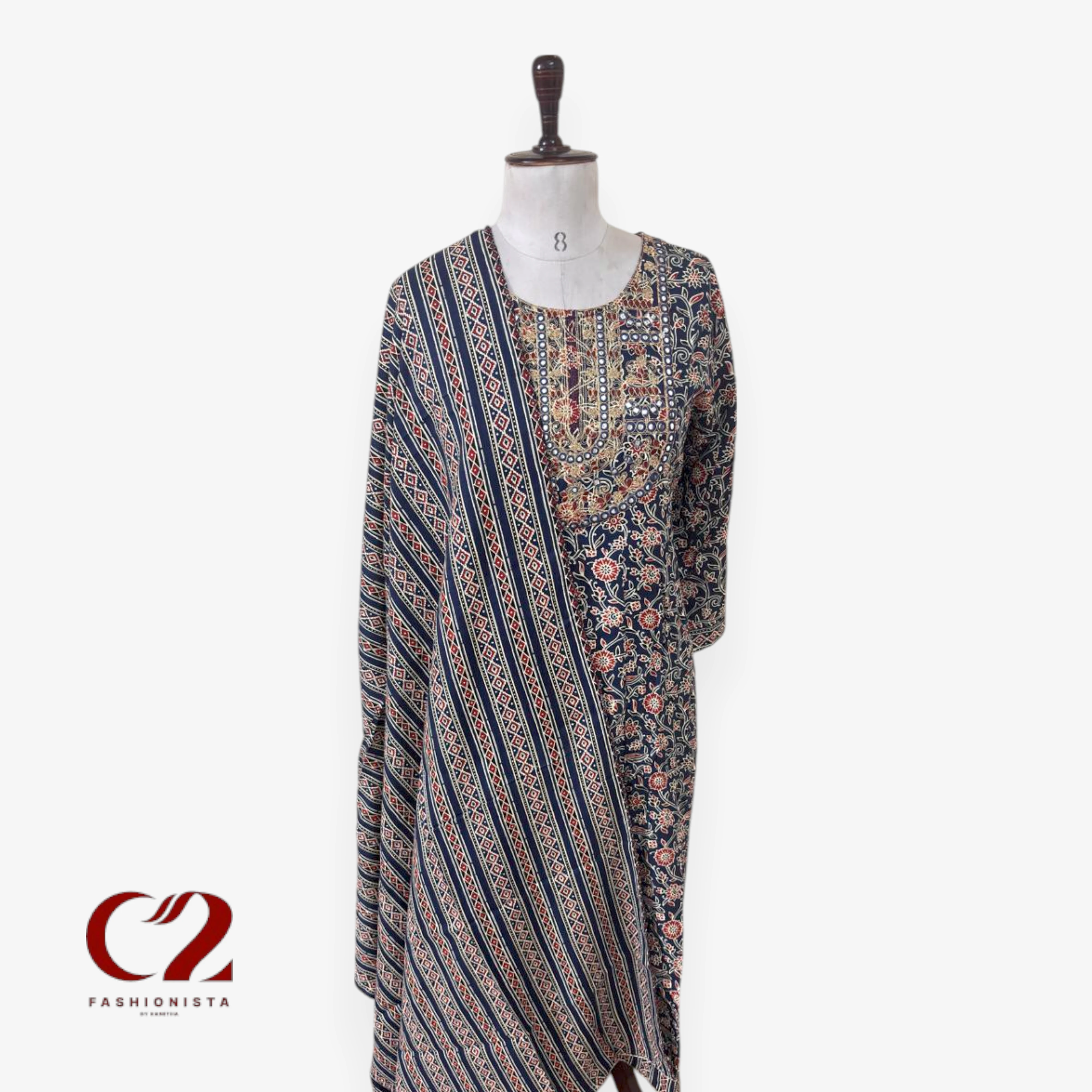 Cotton Mixed Rayon Kurti