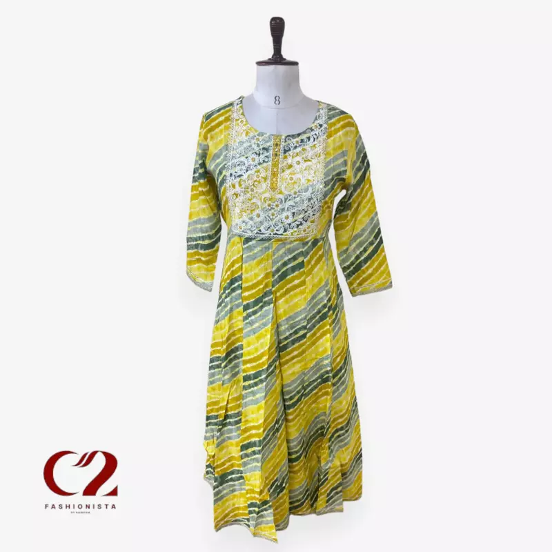 Cotton Mixed Rayon Kurti Cotton Mixed Rayon Kurti