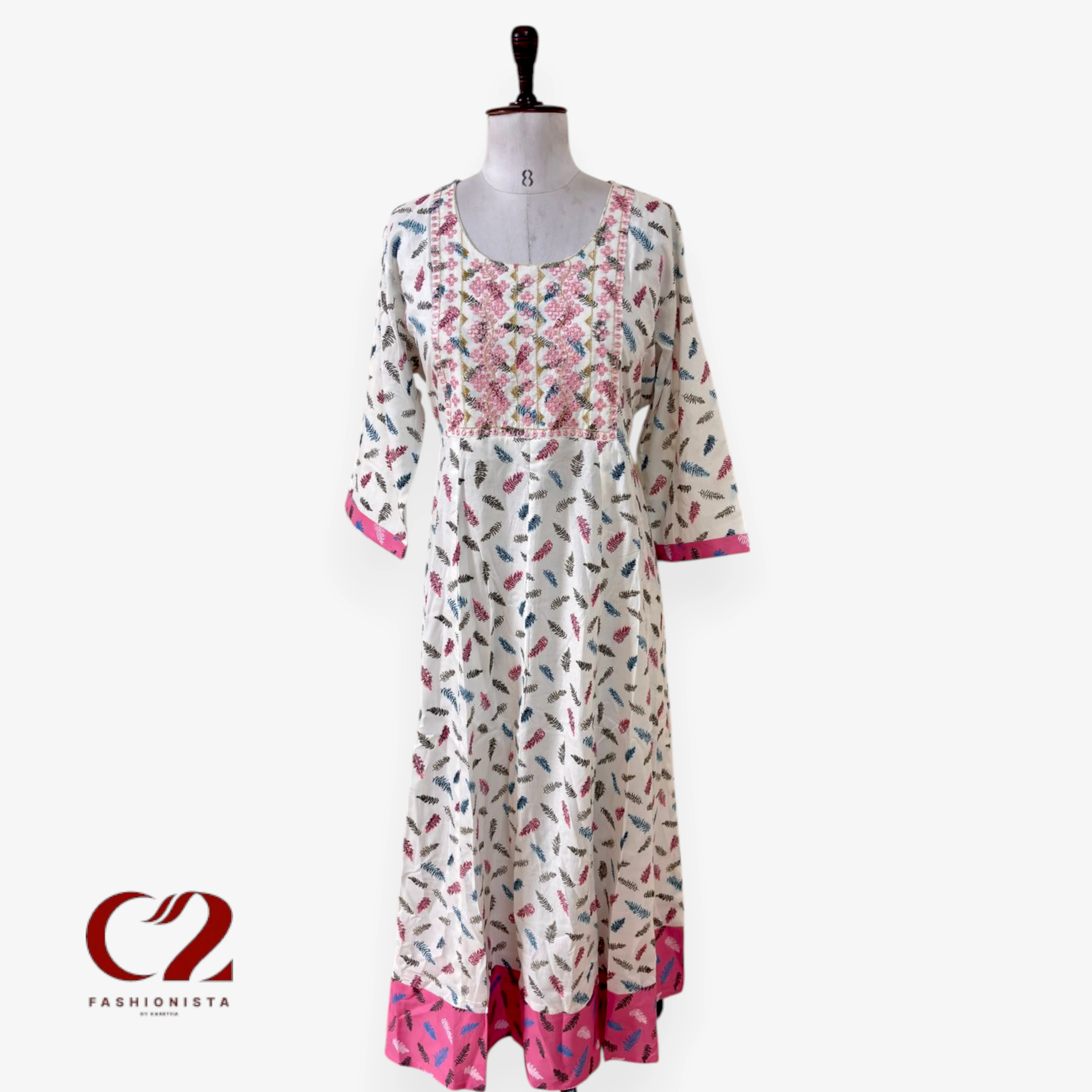 Cotton Mixed Rayon Kurti