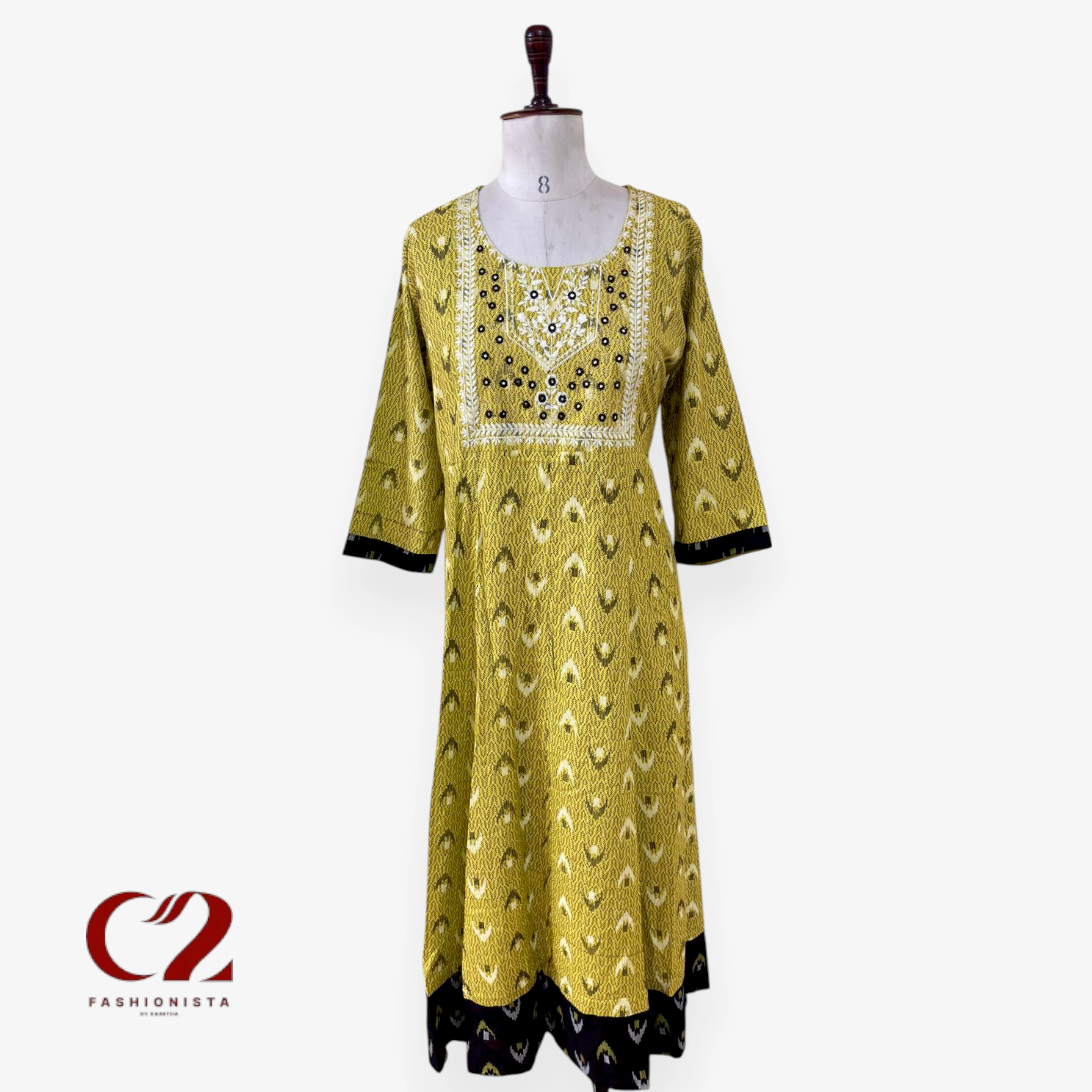Cotton Mixed Rayon Kurti