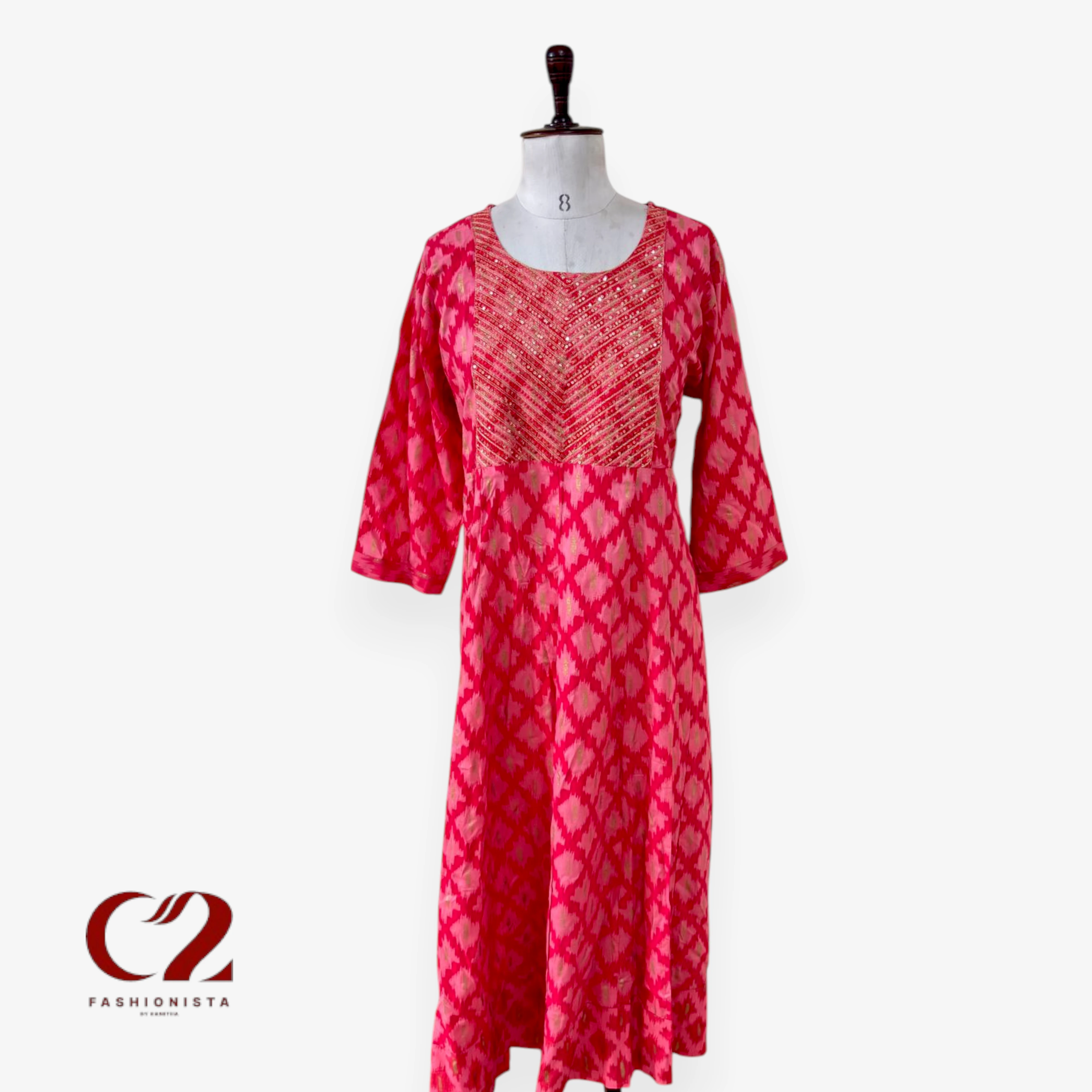 Cotton Mixed Rayon Kurti