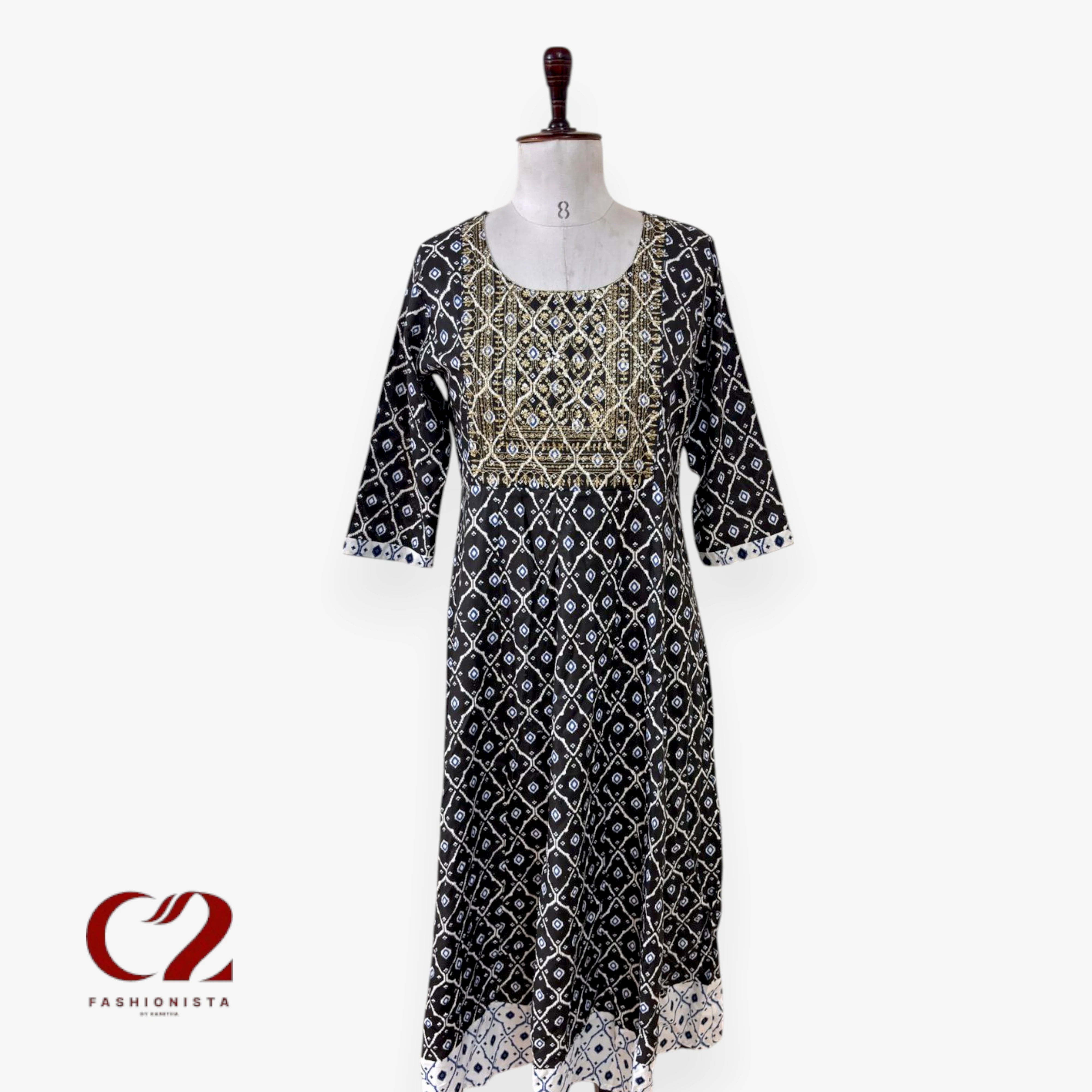Cotton Mixed Rayon Kurti Cotton Mixed Rayon Kurti