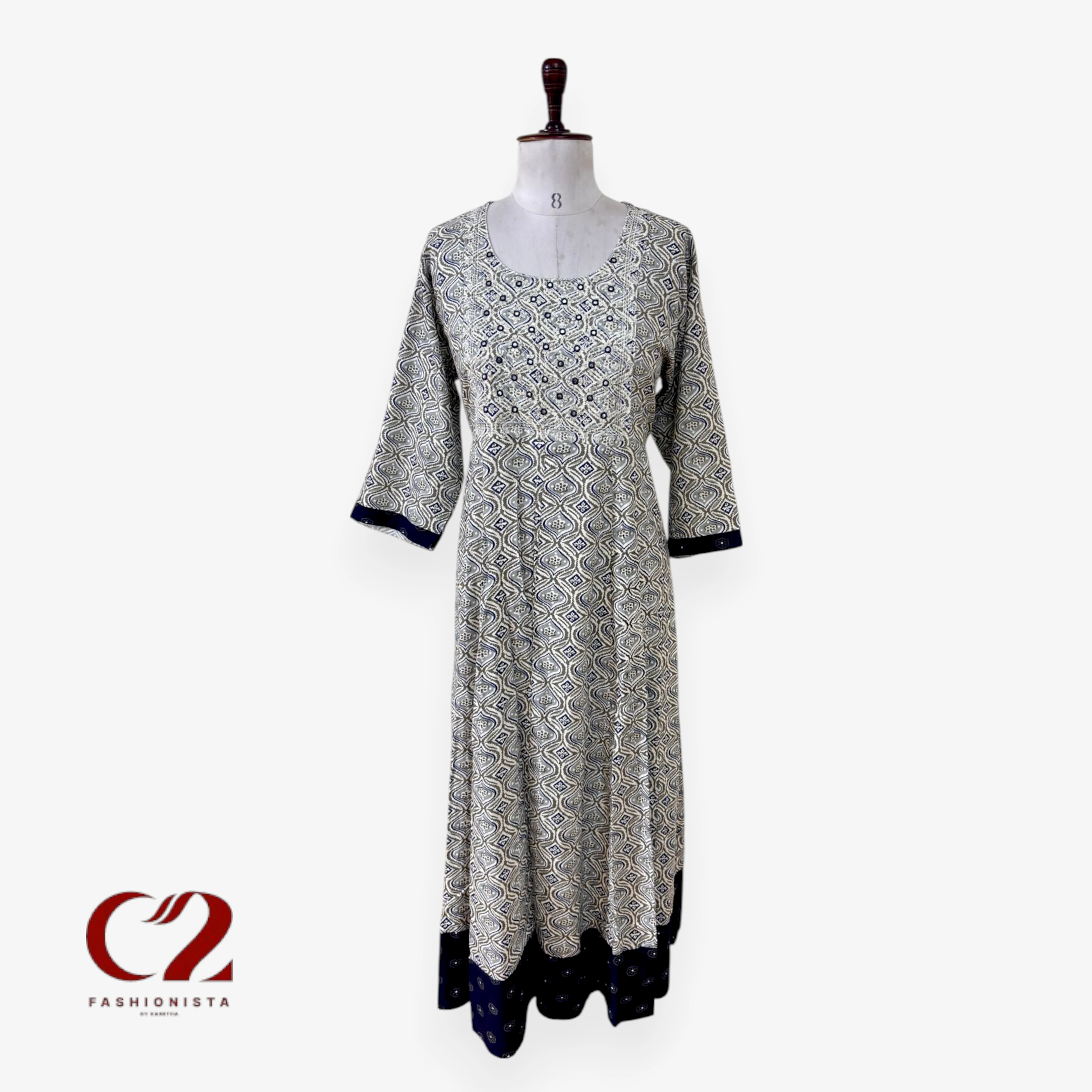 Cotton Mixed Rayon Kurti