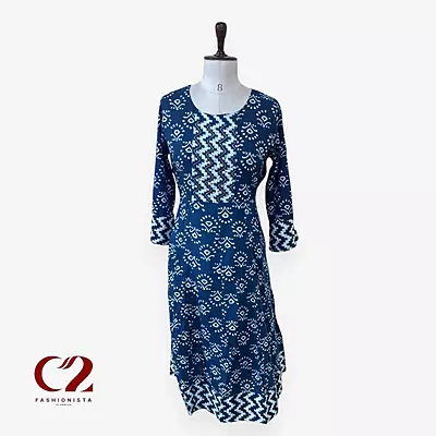 Cotton Mixed Rayon Kurti