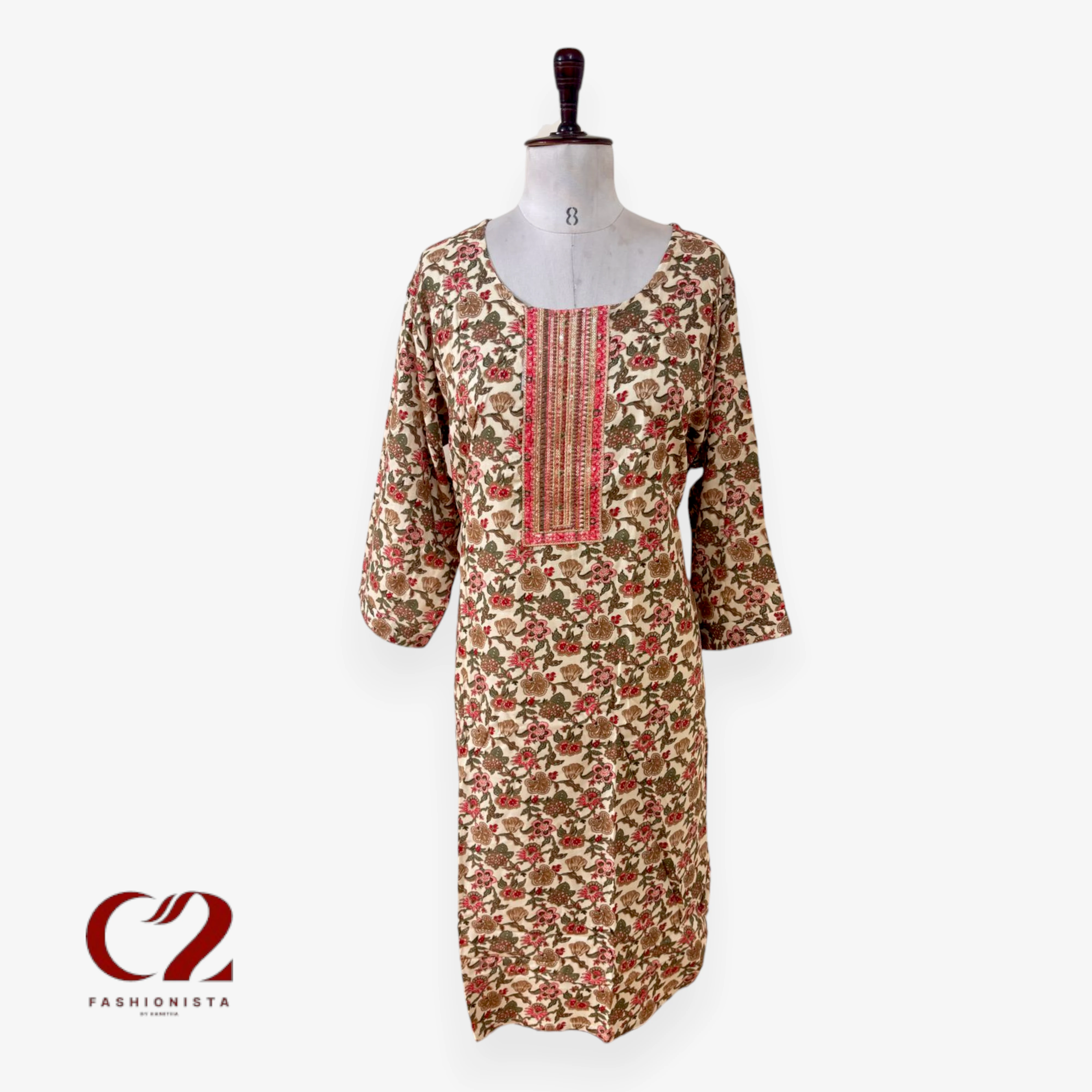 Cotton Mixed Rayon Kurti