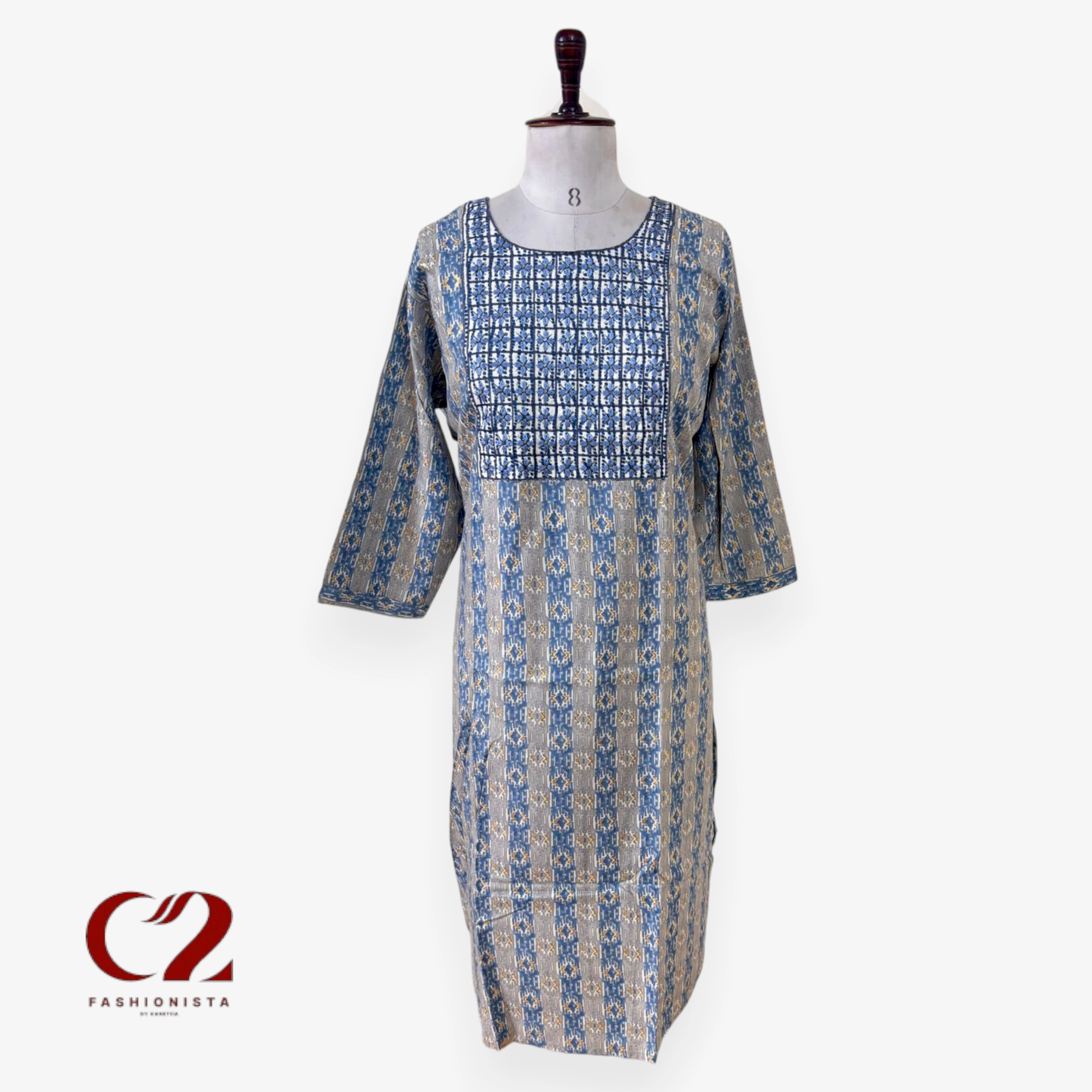 Cotton Mixed Rayon Kurti