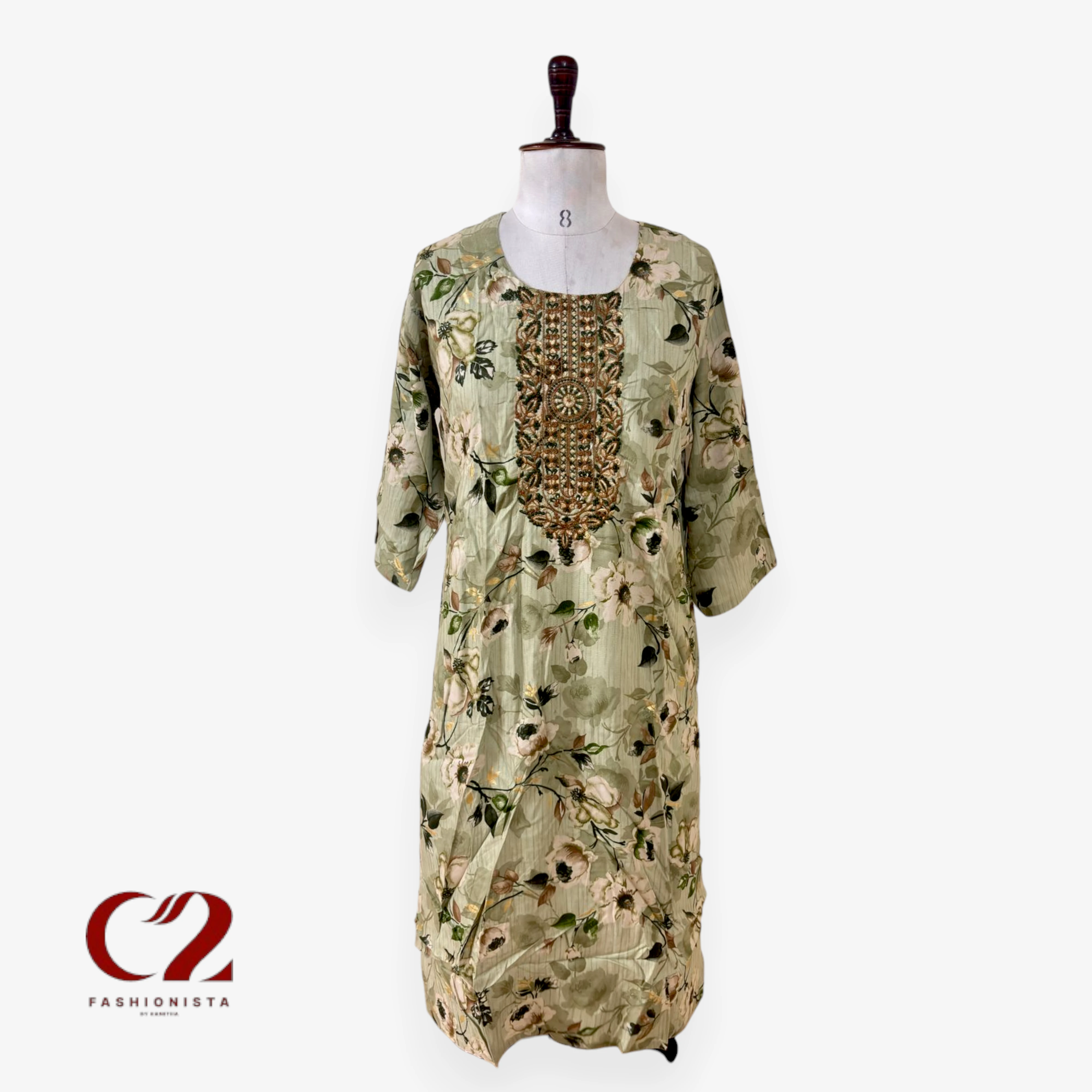 Cotton Mixed Rayon Kurti