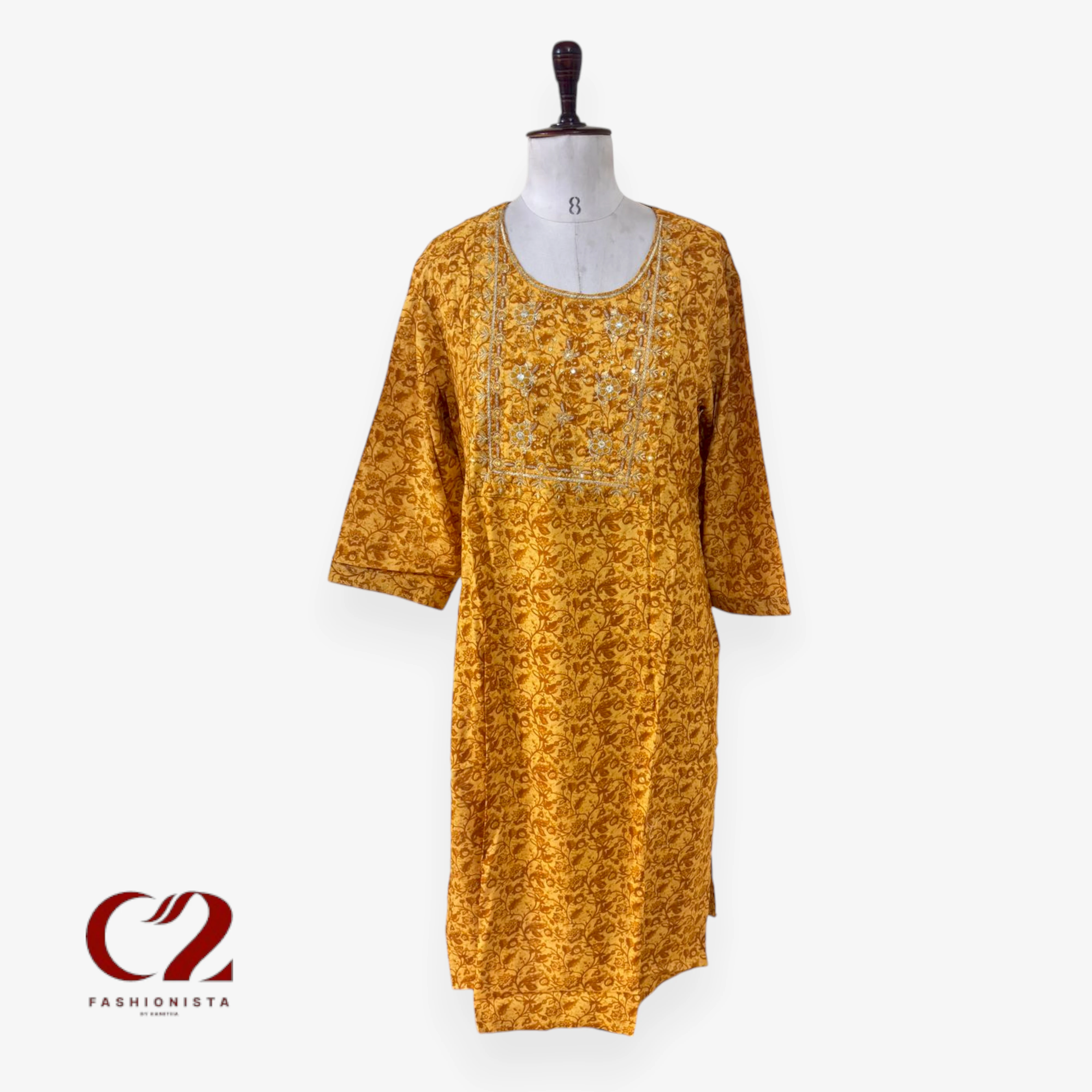 Cotton Mixed Rayon Kurti