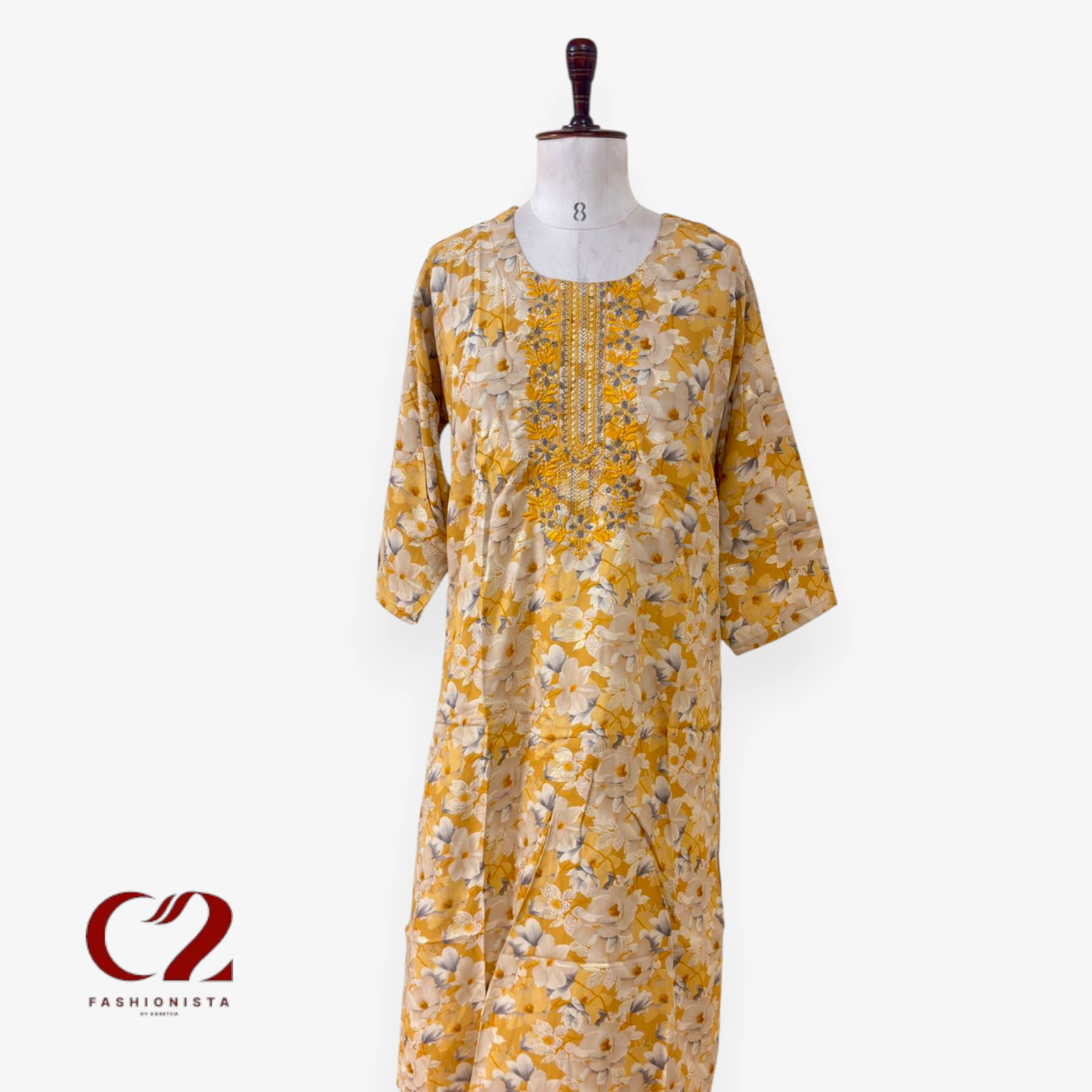 Cotton Mixed Rayon Kurti