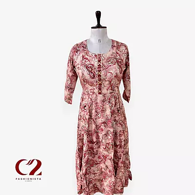 Cotton Mixed Rayon Kurti