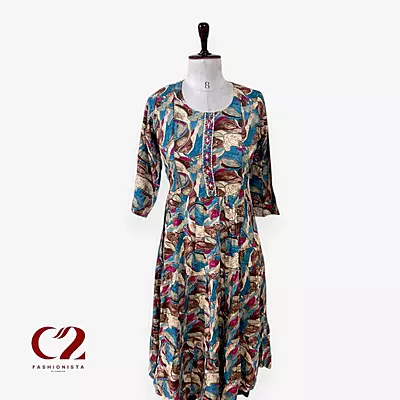 Cotton Mixed Rayon Kurti