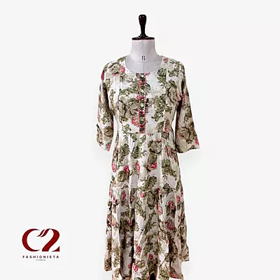 Cotton Mixed Rayon Kurti