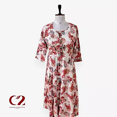 Cotton Mixed Rayon Kurti