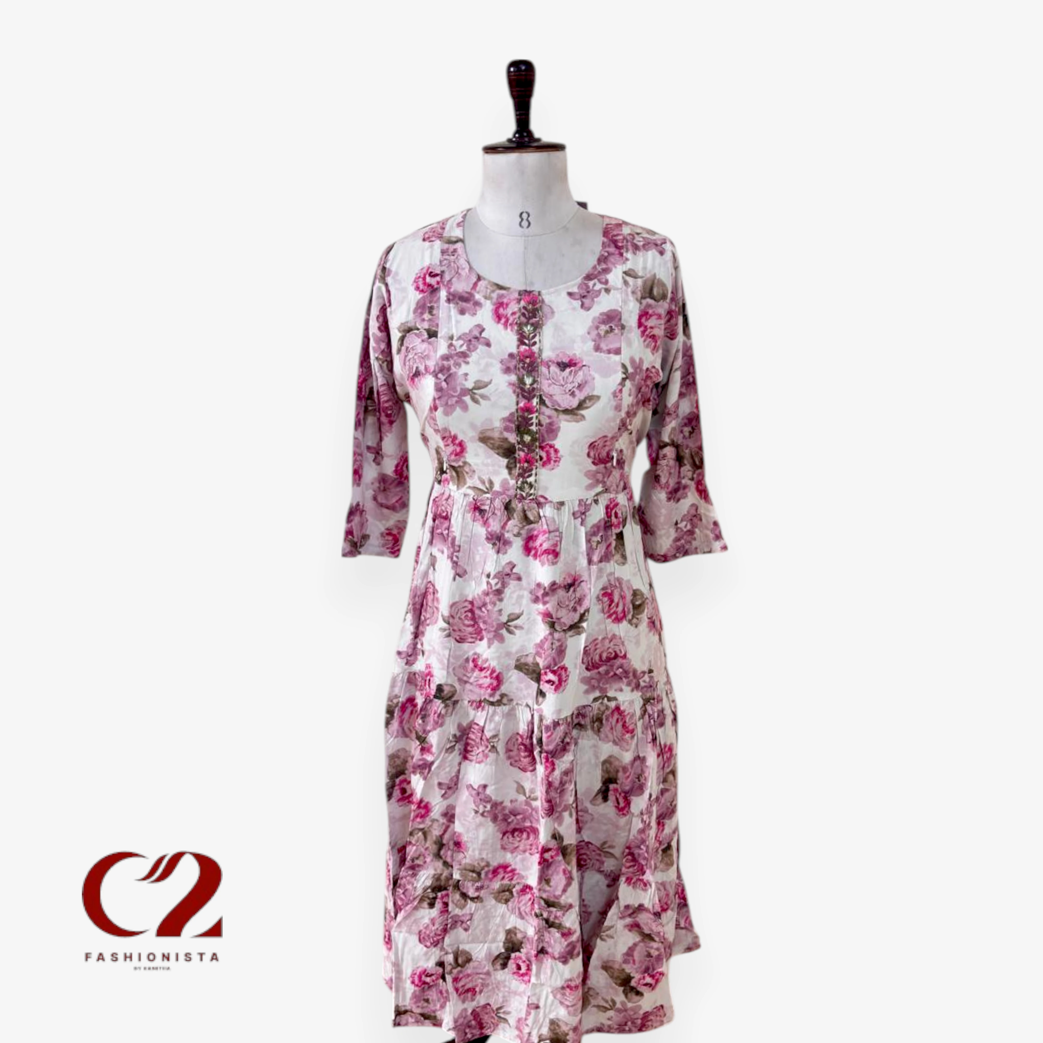Cotton Mixed Rayon Kurti