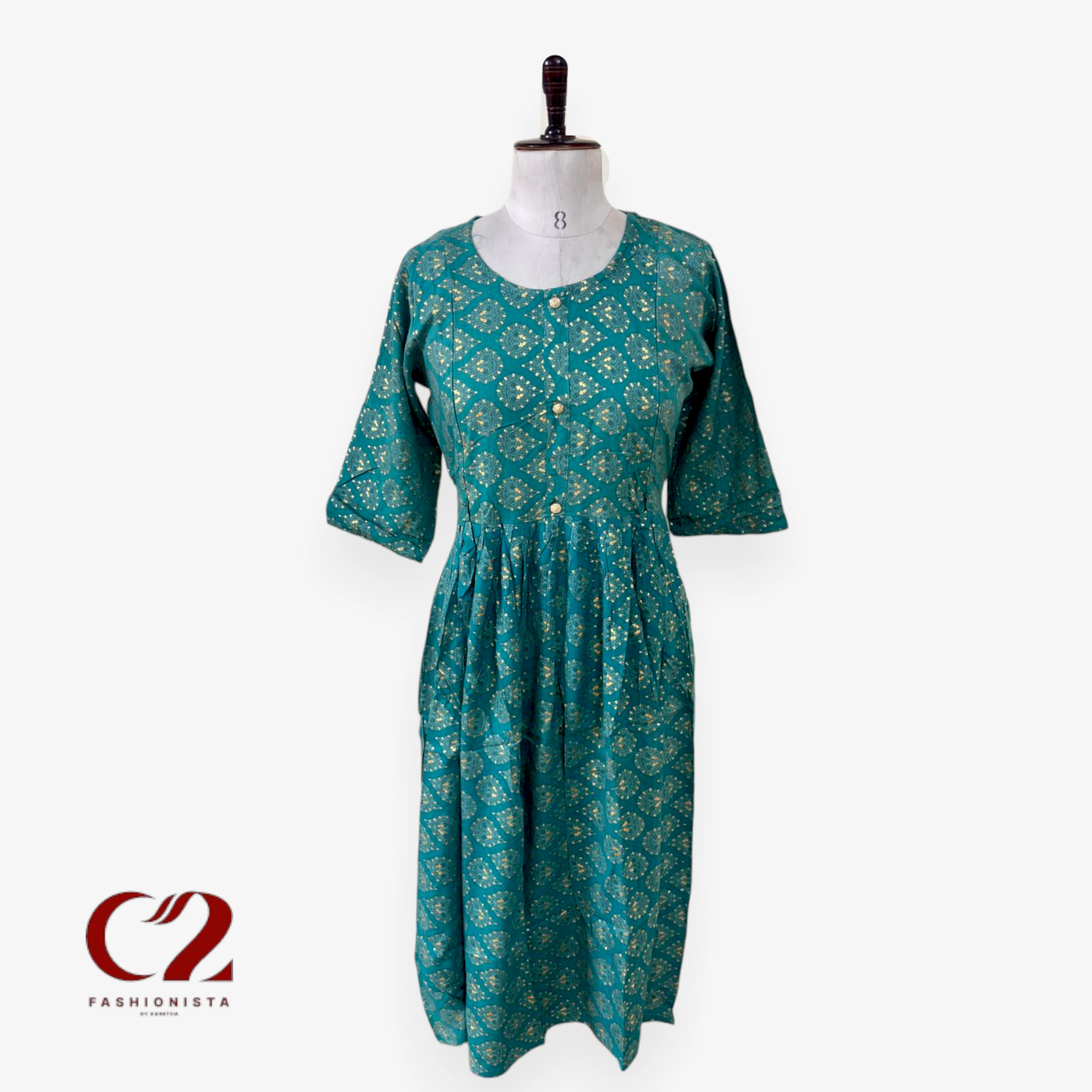 Cotton Mixed Rayon Kurti