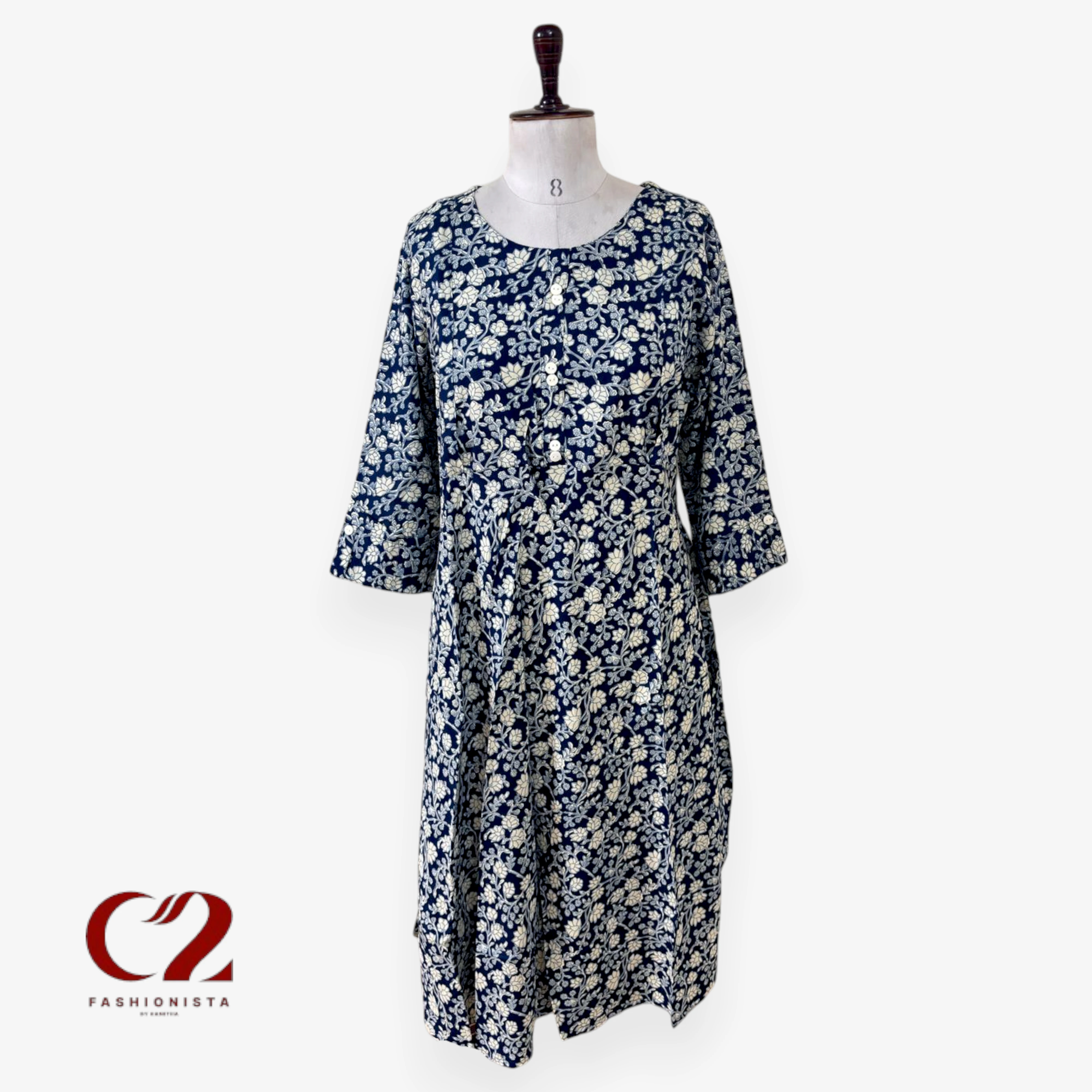 Cotton Mixed Rayon Kurti