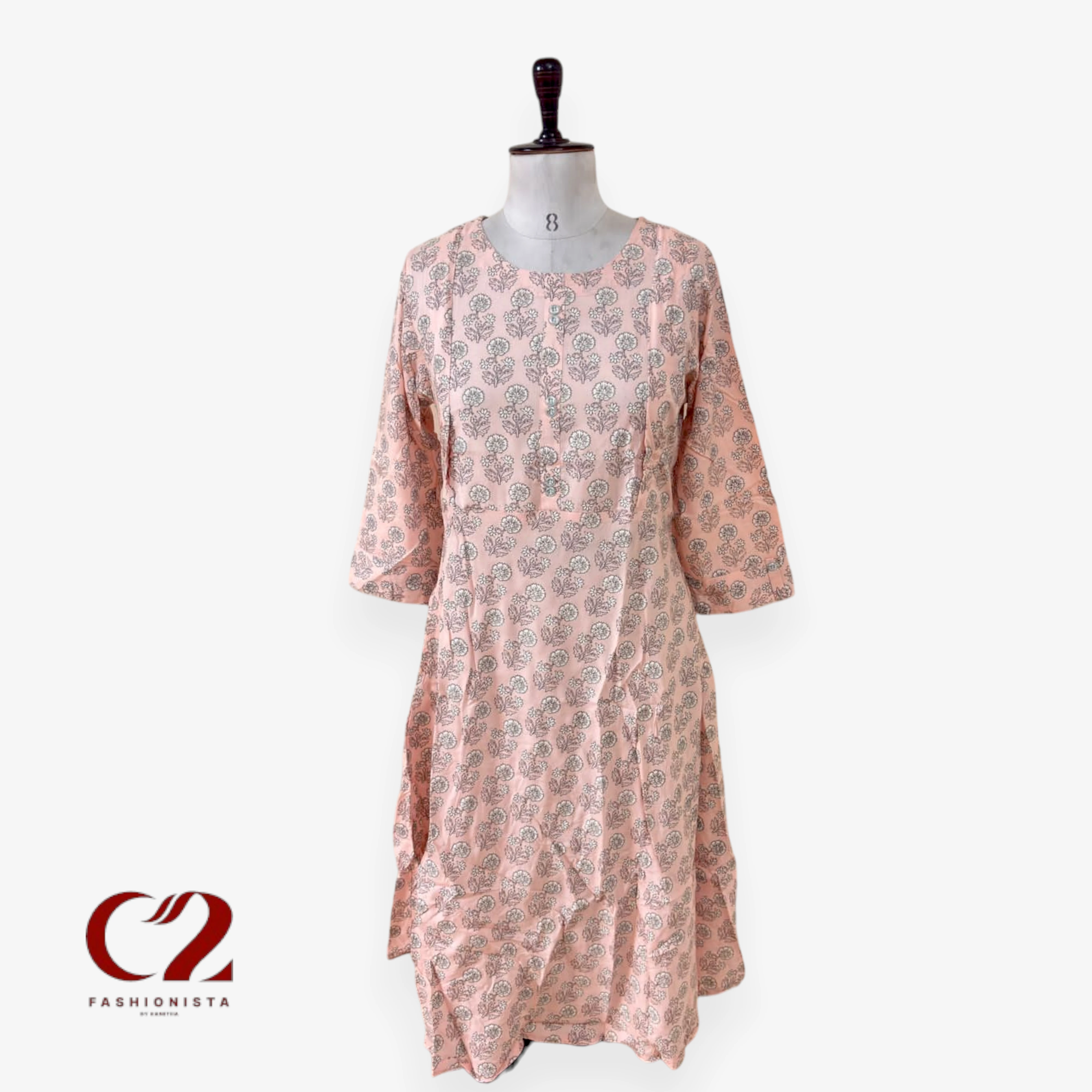 Cotton Mixed Rayon Kurti