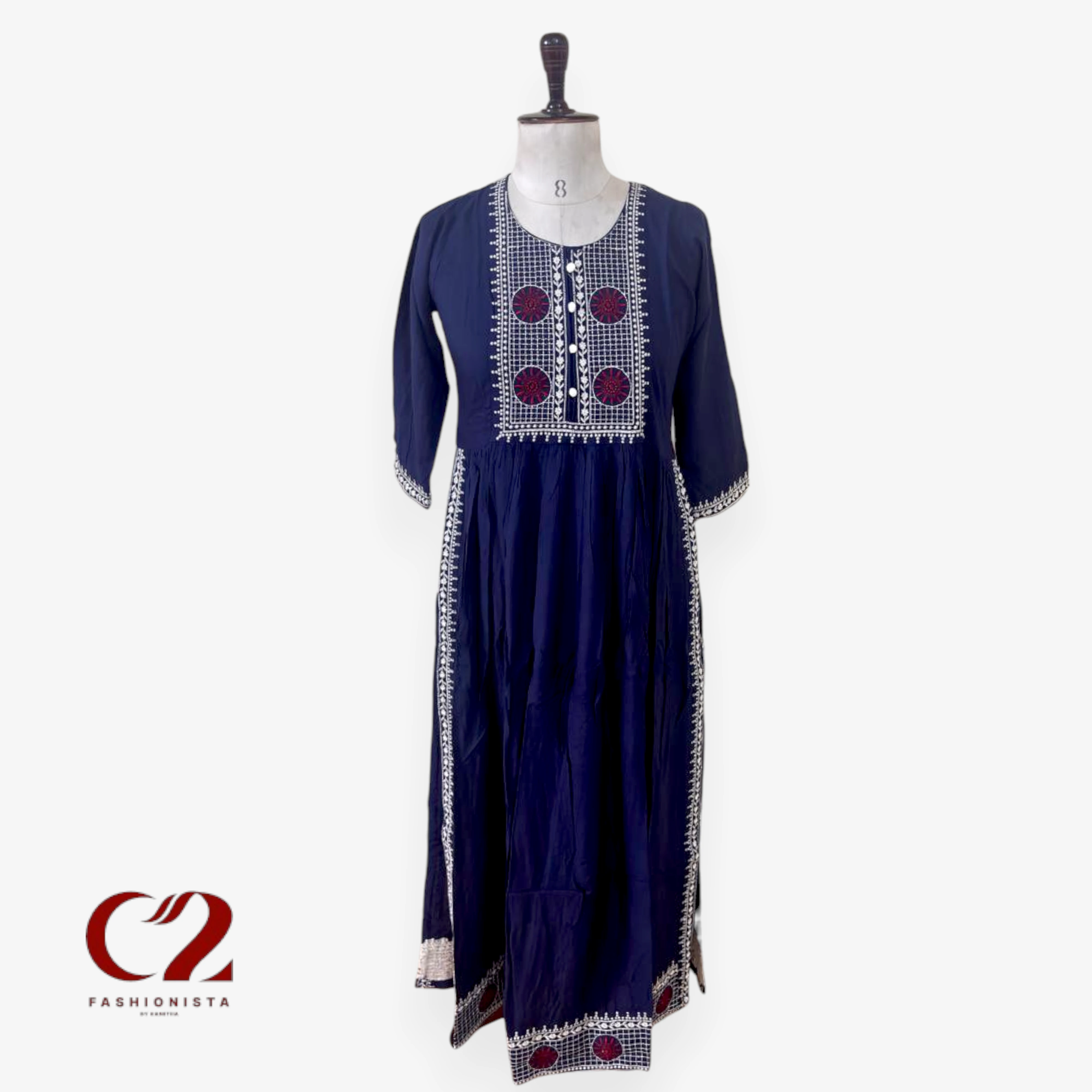 Cotton Mixed Rayon Kurti
