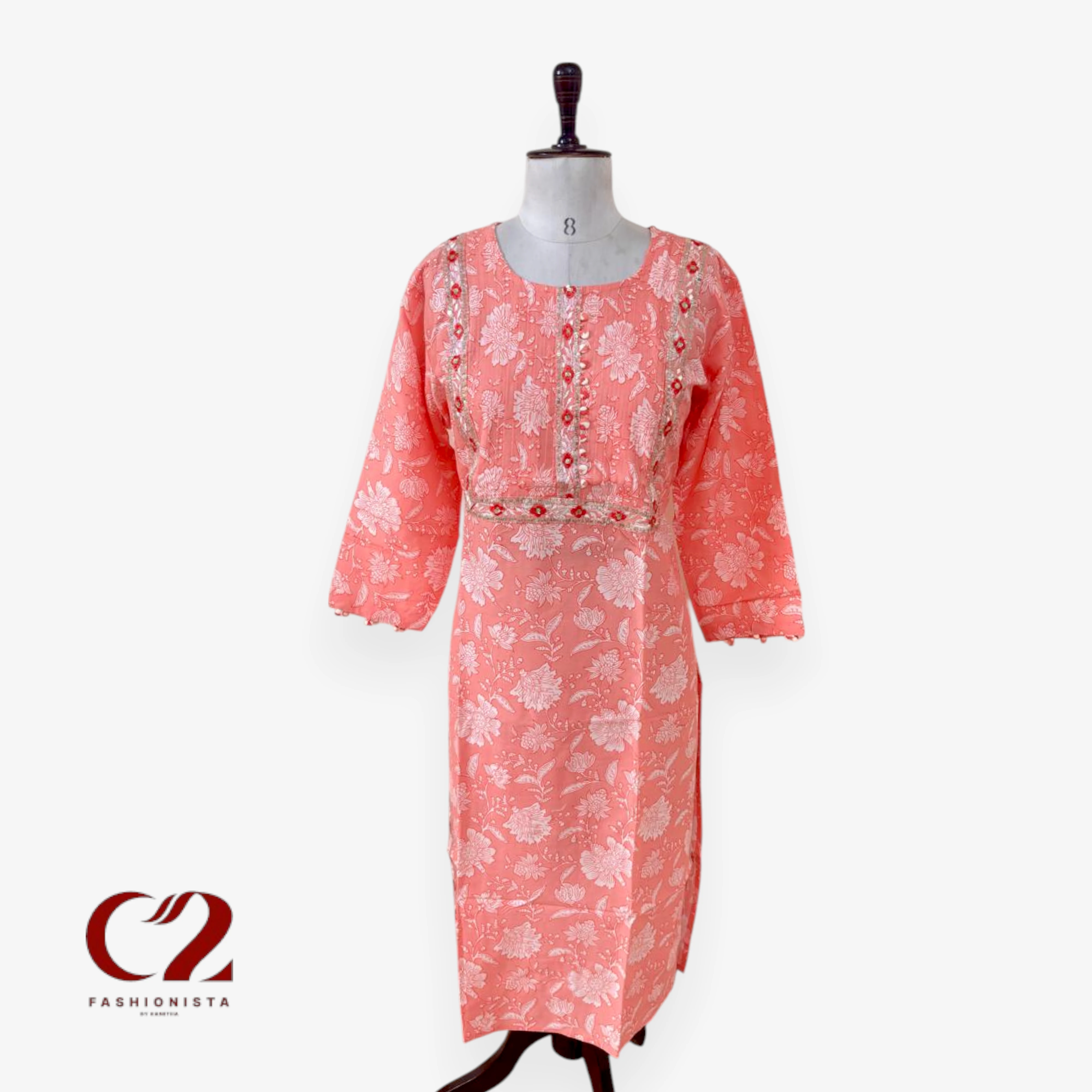 Cotton Mixed Rayon Kurti