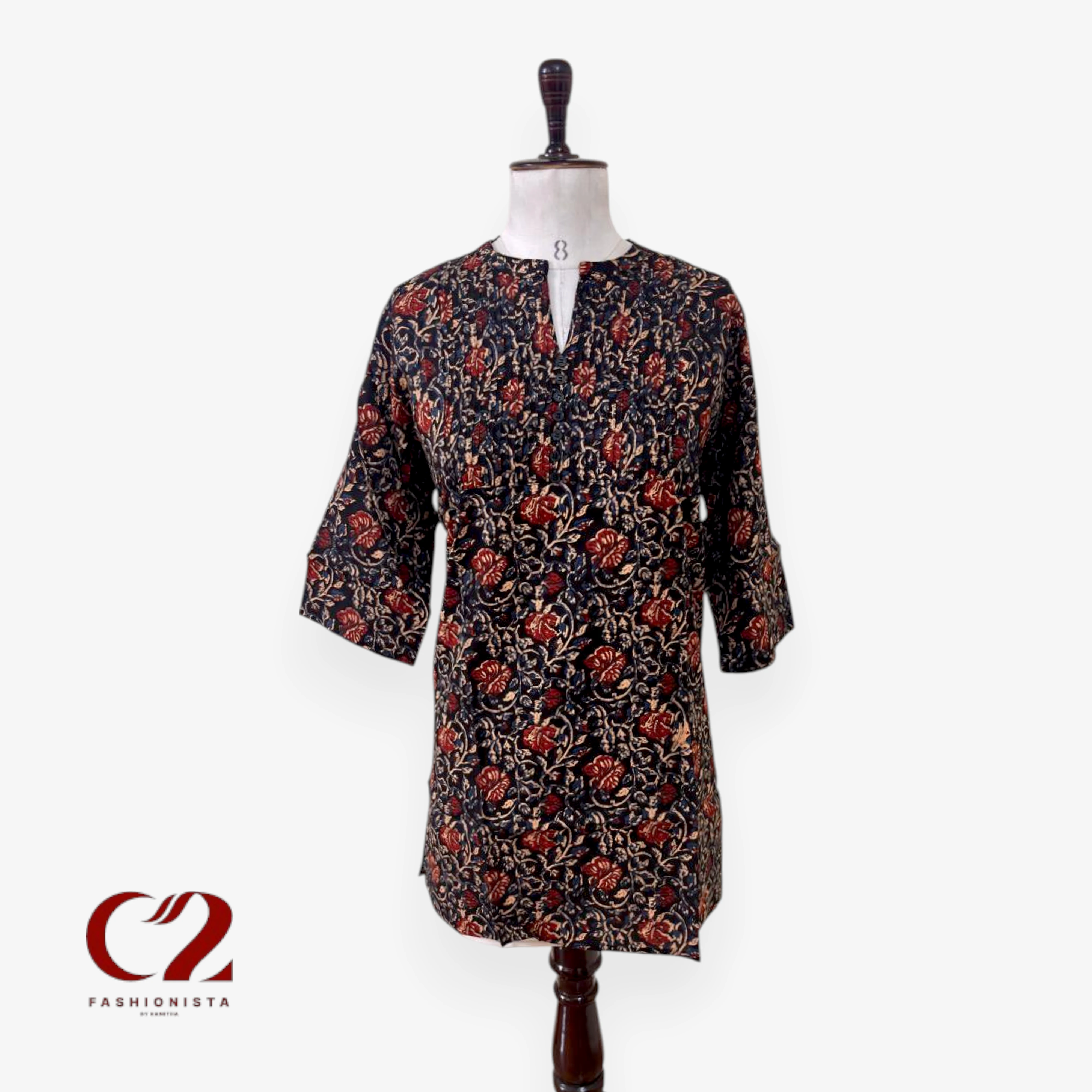 Cotton Mixed Rayon Kurti