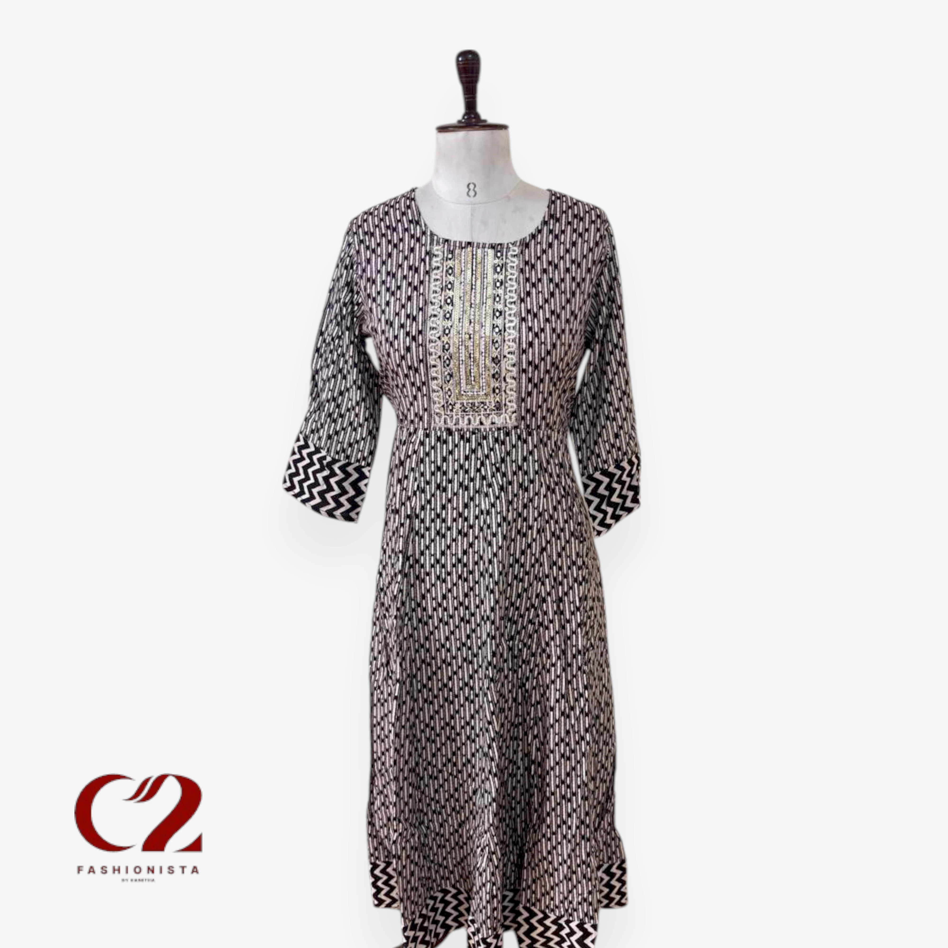 Cotton Mixed Rayon Kurti