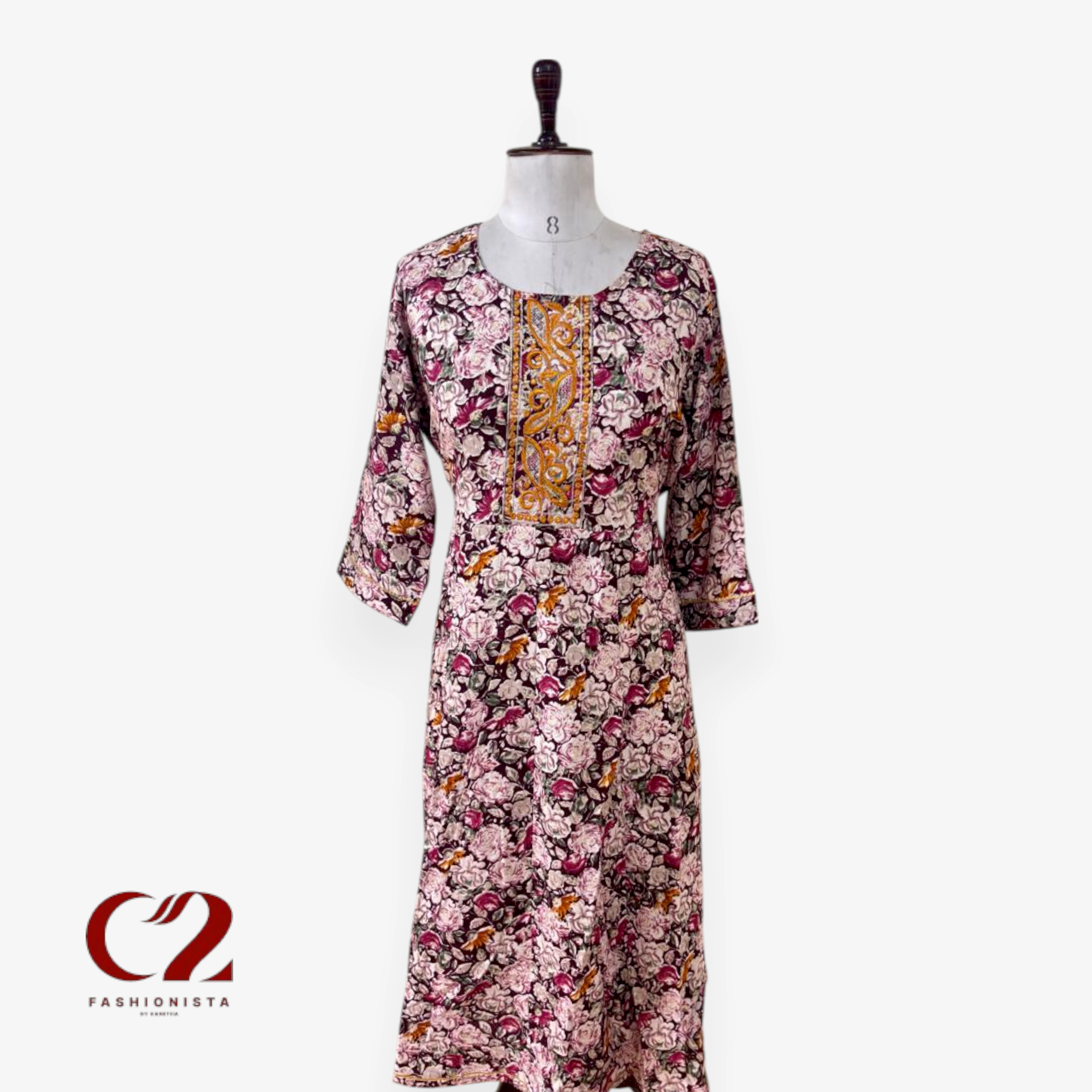 Cotton Mixed Rayon Kurti