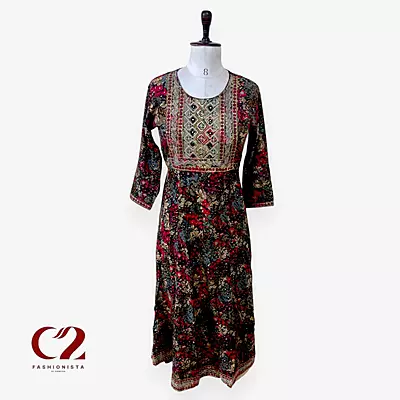 Cotton Mixed Rayon Kurti