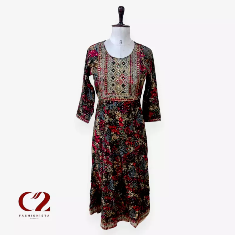 Cotton Mixed Rayon Kurti