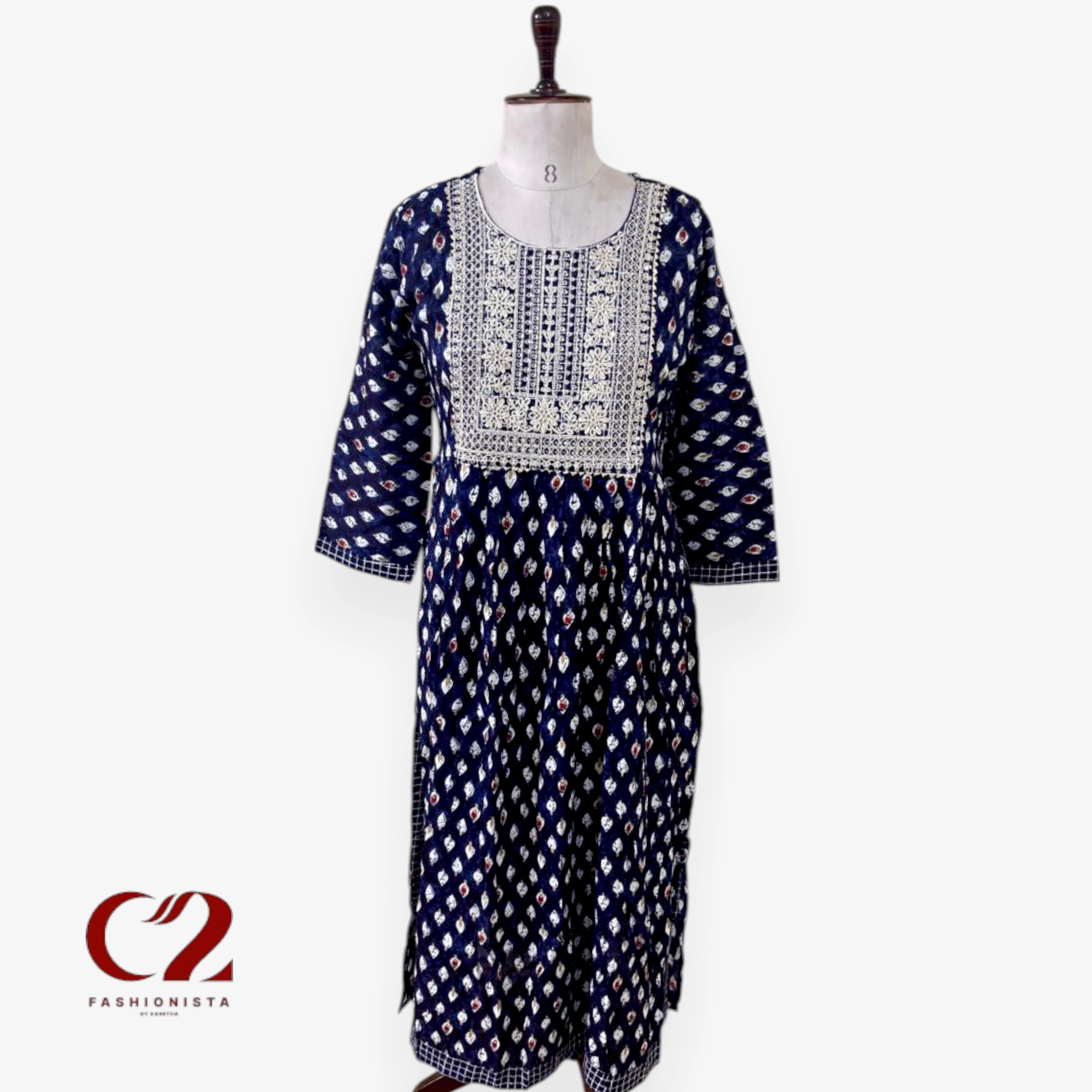 Cotton Mixed Rayon Kurti
