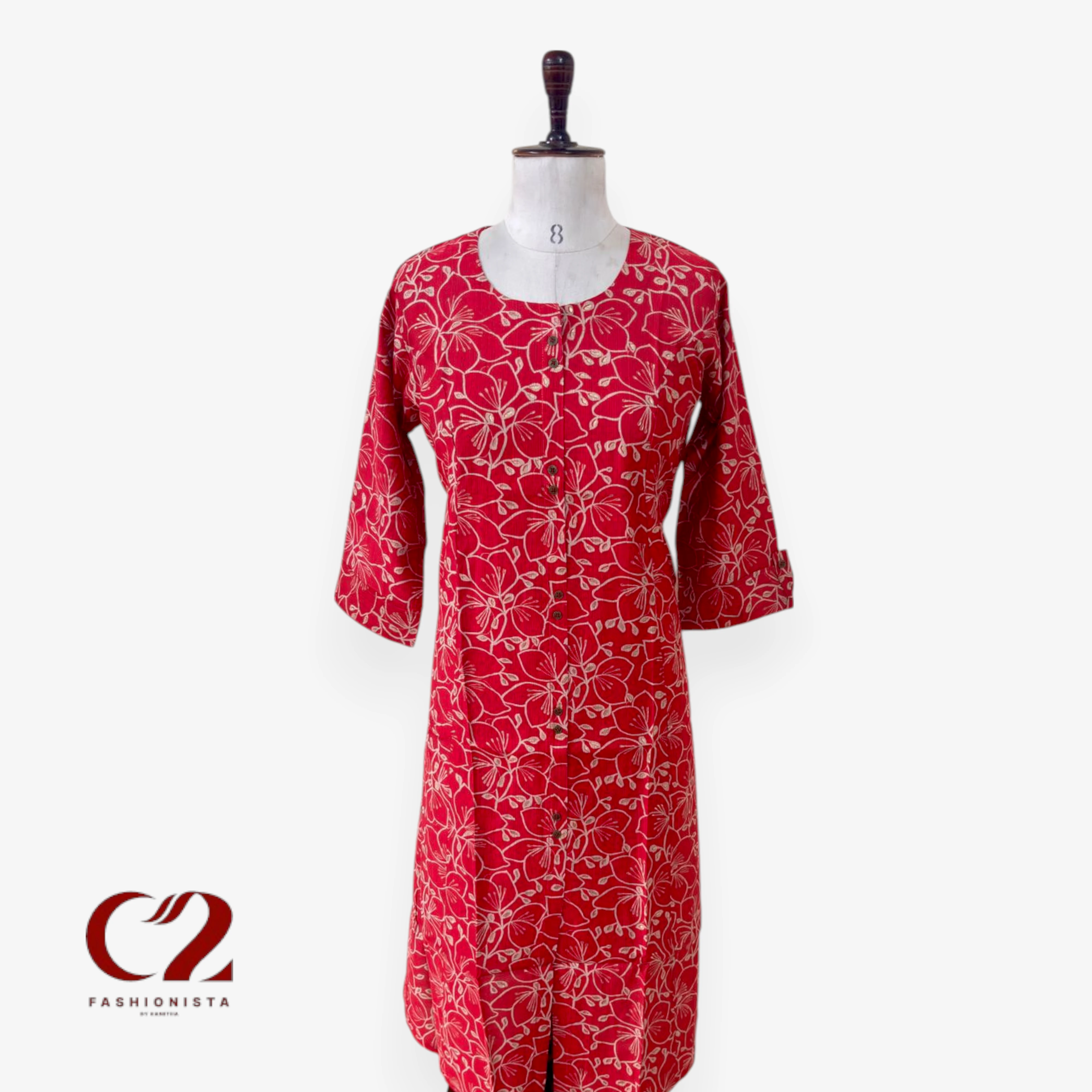 Cotton Mixed Rayon Kurti