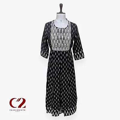 Cotton Mixed Rayon Kurti