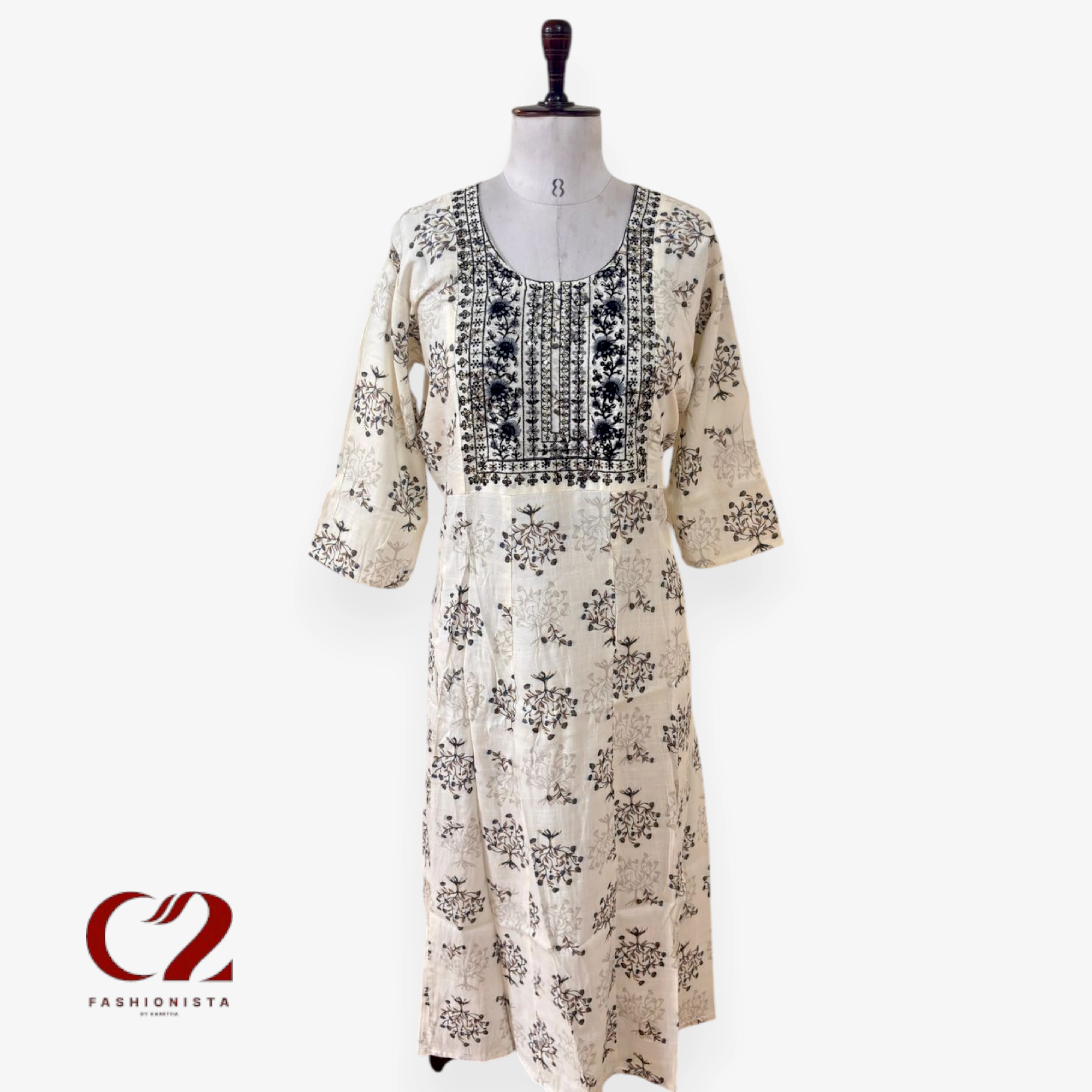 Cotton Mixed Rayon Kurti