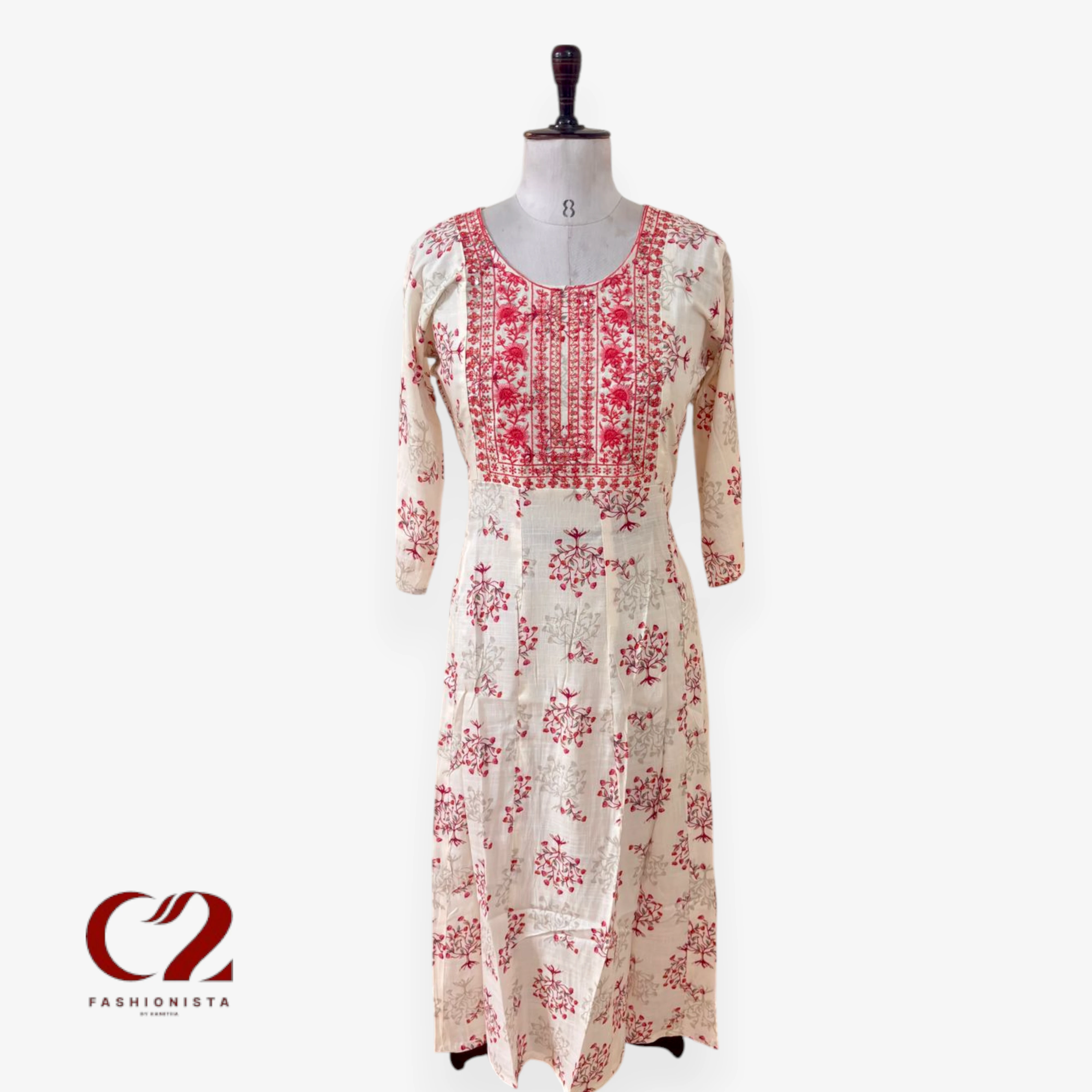Cotton Mixed Rayon Kurti Cotton Mixed Rayon Kurti