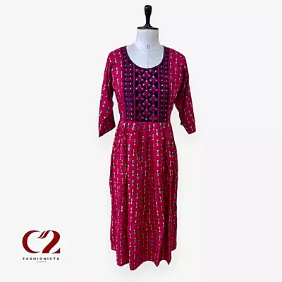 Cotton Mixed Rayon Kurti