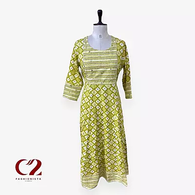 Cotton Mixed Rayon Kurti
