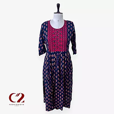 Cotton Mixed Rayon Kurti