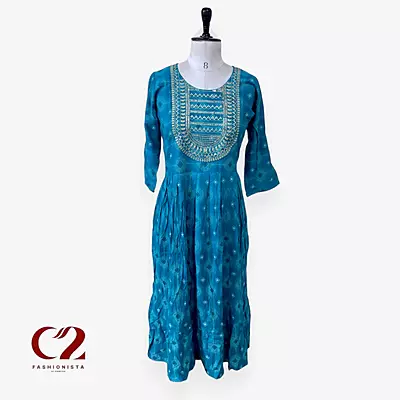 Cotton Mixed Rayon Kurti