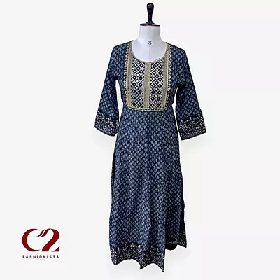 Cotton Mixed Rayon Kurti