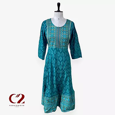 Cotton Mixed Rayon Kurti