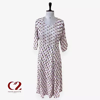 Cotton Mixed Rayon Kurti