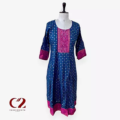 Cotton Mixed Rayon Kurti