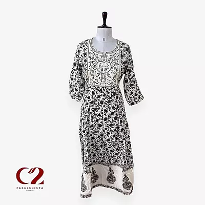 Cotton Mixed Rayon Kurti