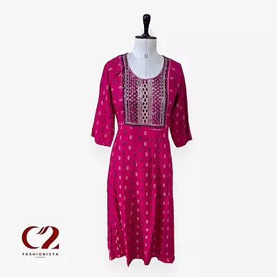 Cotton Mixed Rayon Kurti