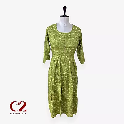 Cotton Mixed Rayon Kurti