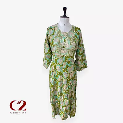 Cotton Mixed Rayon Kurti
