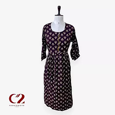 Cotton Mixed Rayon Kurti