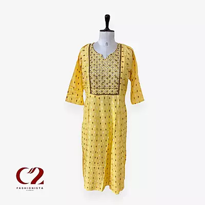 Cotton Mixed Rayon Kurti